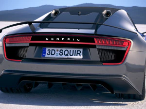 Generic Supercar 2018 3D Model