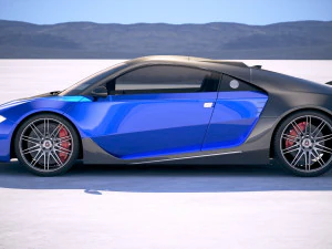 Generic Supercar 2018 3D Model