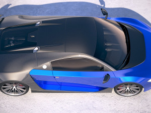 Generic Supercar 2018 Modelo 3D