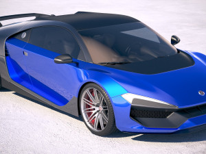 Generic Supercar 2018 Modelo 3D