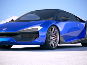 Generic Supercar 2018 Modelo 3D