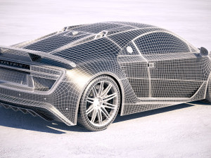 Generic Supercar 2018 Modelo 3D