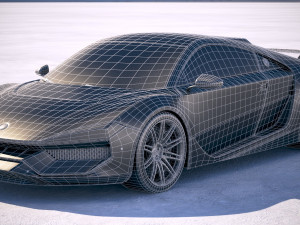 Generic Supercar 2018 Modelo 3D
