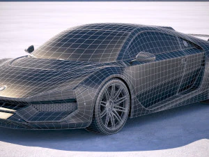 Generic Supercar 2018 3D Model