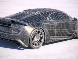 Generic Supercar 2018 Modelo 3D