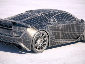 Generic Supercar 2018 3D Model
