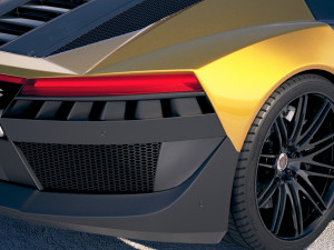 Generic Supercar 5 2018 Modèle 3D
