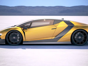 Generic Supercar 5 2018 3D Model