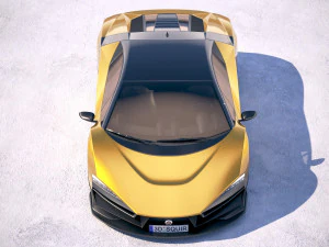 Generic Supercar 5 2018 3D Model