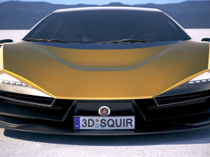 Generic Supercar 5 2018 Modèle 3D