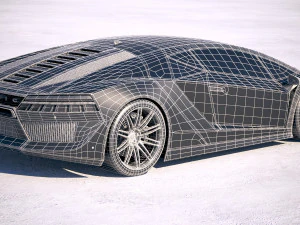 Generic Supercar 5 2018 3D Model