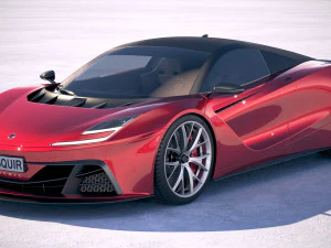 일반 슈퍼카 v2 2018 3D 모델