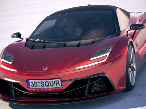 Generic Supercar v2 2018 3D Model