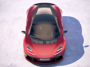 Generic Supercar v2 2018 3D Model