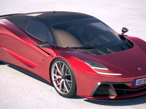 Generic Supercar v2 2018 3D Model