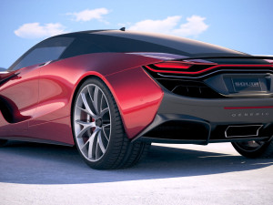 Generic Supercar v2 2018 3D Model