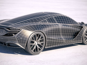 Generic Supercar v2 2018 3D Model