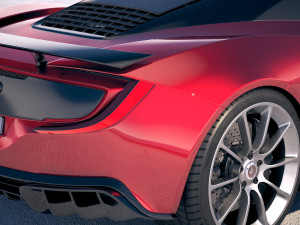 Generic Supercar v3 2018 3D-Modell