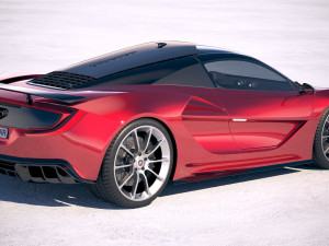 Generic Supercar v3 2018 3D-Modell