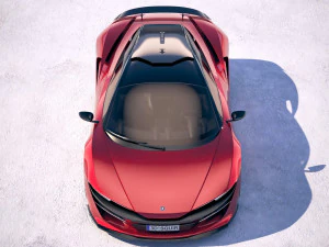 Generic Supercar v3 2018 3D Model