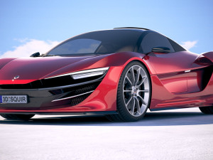 Generic Supercar v3 2018 3D-Modell