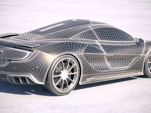 Generic Supercar v3 2018 3D Model
