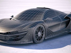 Generic Supercar v3 2018 3D Model