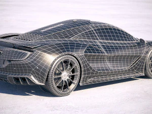Generic Supercar v3 2018 3D Model