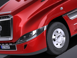 Generic USA Semi Truck 2017 3D Model