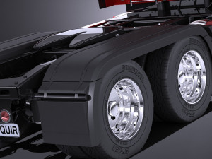 Generic USA Semi Truck 2017 3D Model