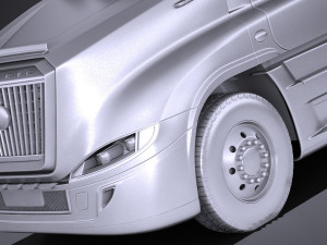 Generic USA Semi Truck 2017 3D Model