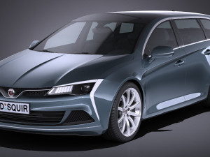 Generic Estate Wagon V2 2017 Modelo 3D