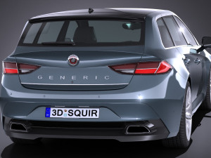 Generic Estate Wagon V2 2017 Modelo 3D