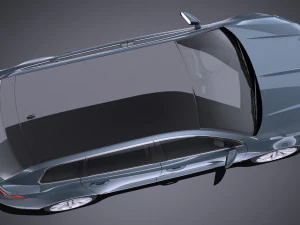 Generic Estate Wagon V2 2017 3D Model