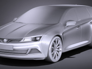 Generic Estate Wagon V2 2017 Modelo 3D