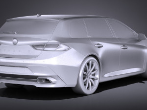 Generic Estate Wagon V2 2017 Modelo 3D