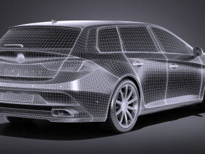 Generic Estate Wagon V2 2017 Modelo 3D