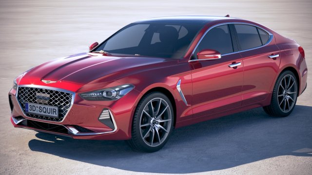 Genesis G70 2018 Modelo 3D .c4d .max .obj .3ds .fbx .stl .blend 