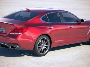 Genesis G70 2018 Modelo 3D