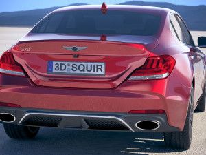 Genesis G70 2018 Modelo 3D