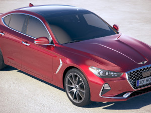Genesis G70 2018 Modelo 3D