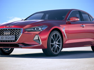 Genesis G70 2018 Modelo 3D
