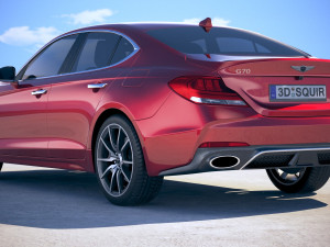 Genesis G70 2018 Modelo 3D