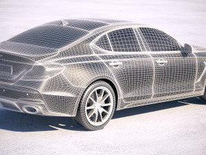 Genesis G70 2018 Modelo 3D