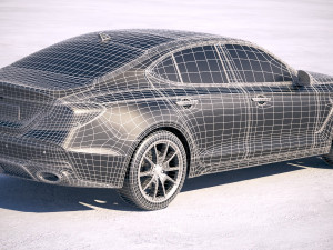 Genesis G70 2018 Modelo 3D