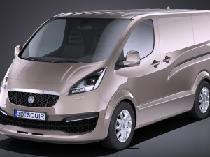 Generic Van 2016 Lowpoly 3D-Modell