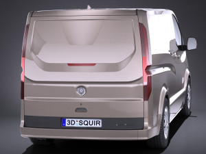Generic Van 2016 Lowpoly 3D Model