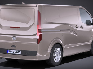 Generic Van 2016 Lowpoly 3D Model