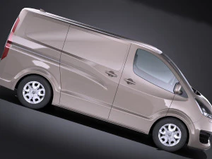 Generic Van 2016 Lowpoly 3D Model