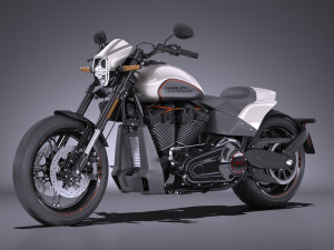 Harley Davidson Softail FXDR 2019 3D मॉडल